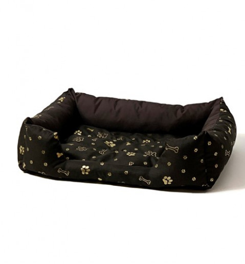 GO GIFT Kostka Legowisko dla psa XXL - brązowy - 90x63x16 cm - Galeria zdjęcie 2