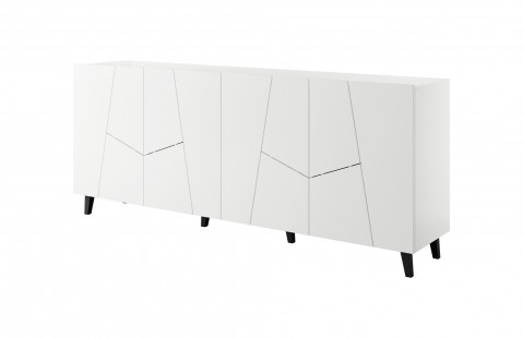 Komoda ETNA 200x42x82 biały mat - Galeria zdjęcie 2