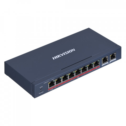 SWITCH POE HIKVISION DS-3E0310HP-E 10-PORTOWY - Galeria zdjęcie 1