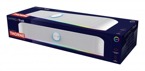 Soundbar TRUST GXT619W THORNE RGB Biały (25110) - Galeria zdjęcie 5