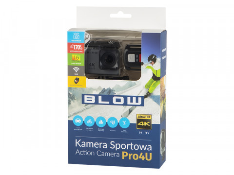 BLOW REJESTRATOR ACTION CAMERA PRO4U BLACK - Galeria zdjęcie 4