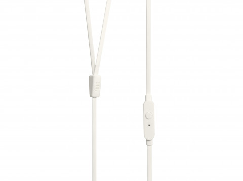 Słuchawki JBL T110 (biały, z mikrofonem) - Galeria zdjęcie 4