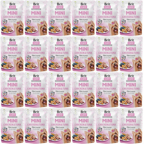 BRIT Care Mini Chicken&Tuna - mokra karma dla psa - 24x85g - Galeria zdjęcie 1