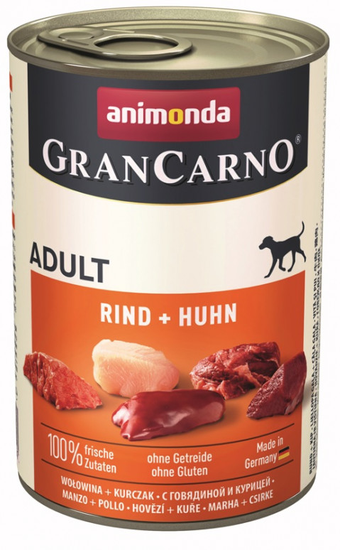 ANIMONDA Grancarno Adult wołowina i kurczak - mokra karma dla psa - 400 g - Galeria zdjęcie 1