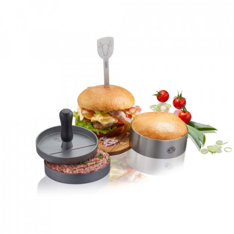 Zestaw do burgerów 3 częściowy GEFU BBQ G-89494 - Galeria zdjęcie 1