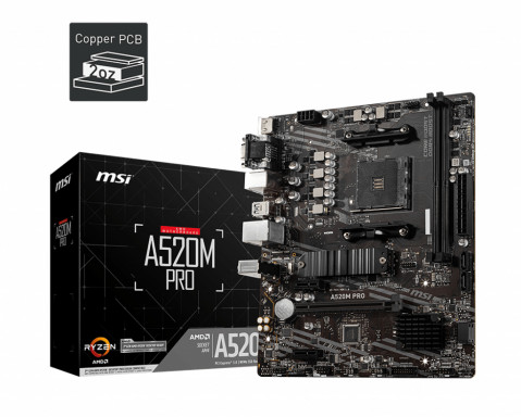 Płyta główna MSI A520M PRO AM4 2DDR4 - Galeria zdjęcie 5