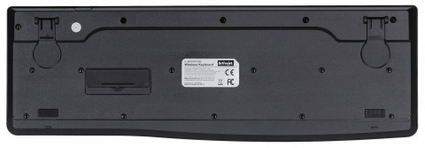 Activejet K-3803SW Klawiatura bezprzewodowa zasilanie baterią 1x 1,5V AAA czarna - Galeria zdjęcie 11