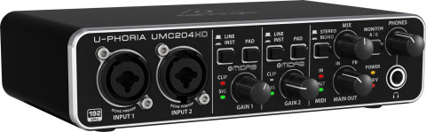 Behringer UMC204HD - Interfejs audio USB - Galeria zdjęcie 3