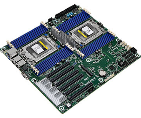 Płyta główna ASRock ROME2D16-2T 2x SP3 AMD Epyc 7000 SoC (SATA, NVMe, 2xM.2, 2x10GbE, IPMI) - Galeria zdjęcie 2