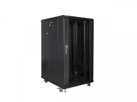 LANBERG SZAFA STOJĄCA RACK 19" 22U 600X800 CZARNA - Galeria zdjęcie 1