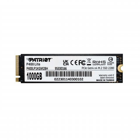 Dysk SSD Patriot P400 Lite 1TB M.2 2280 PCI-E x4 Gen4 NVMe (P400LP1KGM28H) - Galeria zdjęcie 5