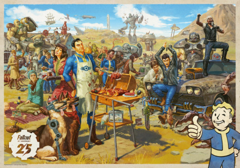 Puzzle Good Loot Gaming Puzzle: Fallout 25th Anniversary Puzzles 1000 elementów - Galeria zdjęcie 2