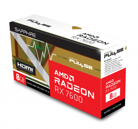 Karta graficzna SAPPHIRE Radeon RX 7600 PULSE Gaming OC 8GB - Galeria zdjęcie 7
