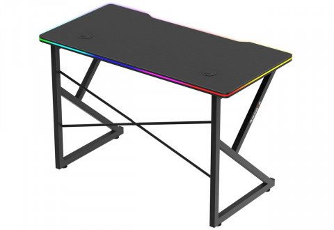 Biurko gamingowe Huzaro Hero 1.7 RGB Black - Galeria zdjęcie 3