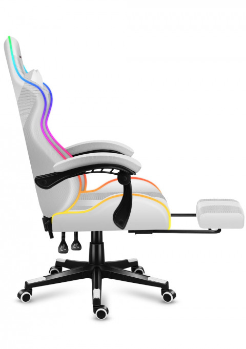 Fotel gamingowy Huzaro Force 4.7 RGB White - Galeria zdjęcie 12