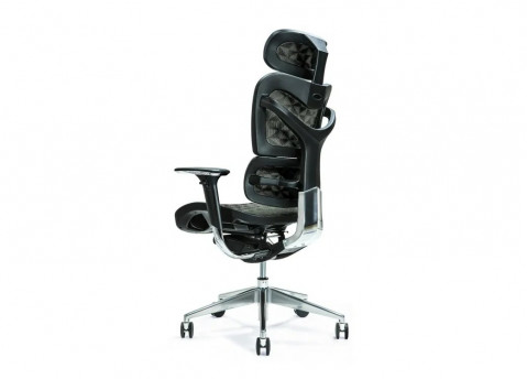 Ergonomiczny fotel biurowy ERGO 700 czarny - Galeria zdjęcie 3