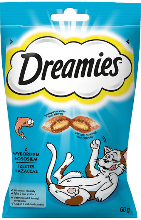 DREAMIES - przysmak dla kota z łososiem 60 g - Galeria zdjęcie 1