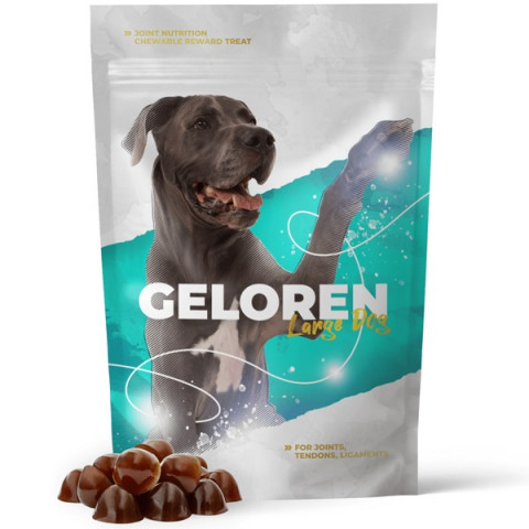 GELOREN Large dog Stawy - żelki dla psa - 420g - Galeria zdjęcie 1