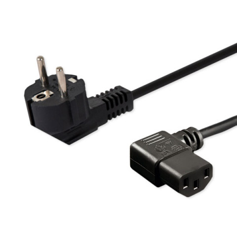 Savio kabel zasilający męski kątowy 1,8m cl-116 cl-116 - Galeria zdjęcie 1