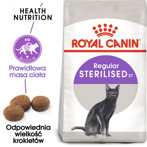 ROYAL CANIN FHN Regular Sterilised 37 - sucha karma dla kota dorosłego - 2 kg - Galeria zdjęcie 4