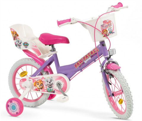 Rower dziecięcy 14" Psi Patrol Fiolet 1480 Girl TOIMSA - Galeria zdjęcie 1