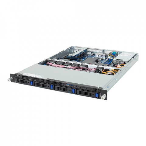 Platforma Gigabyte Rack (1U) R123-X00-AA01 Intel E-24XX (4x 3,5" SATA HS, 1xM.2, 2x1Gbe, IPMI, 1x400W) - Galeria zdjęcie 2