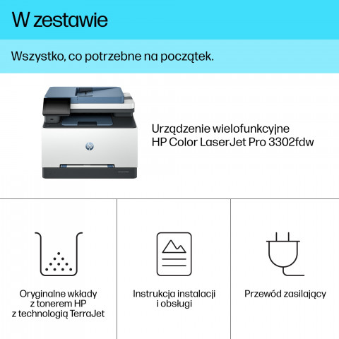 Urządzenie wielofunkc.HP Color LaserJet Pro 3302fdw - Galeria zdjęcie 8