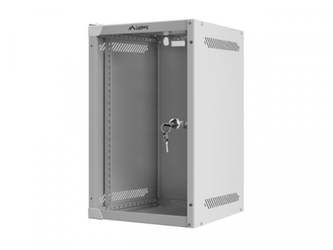 LANBERG SZAFA WISZĄCA 10" 9U (280X310, SZARA) - Galeria zdjęcie 2