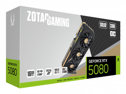 Karta graficzna ZOTAC GAMING GeForce RTX 5080 SOLID Core OC 16GB (ZT-B50800J2-10P) - Galeria zdjęcie 7
