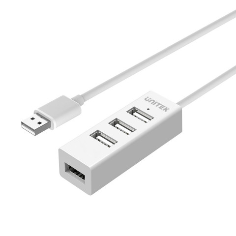 UNITEK HUB 4X USB 2.0 - BIAŁY, Y-2146 - Galeria zdjęcie 1