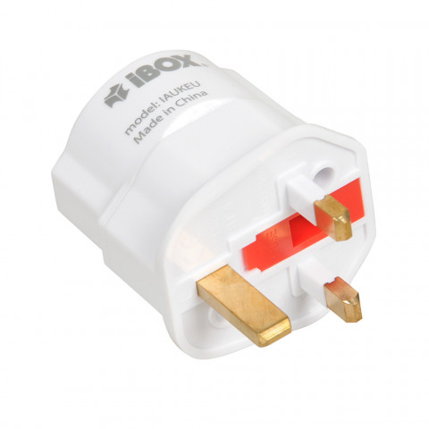 IBOX ADAPTER IAUKEU GNIAZDO ZASILANIA UK DO EU - Galeria zdjęcie 6