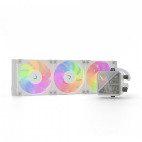 Chłodzenie wodne Valkyrie V360 Lite ARGB White (VK-AIOVL360W) - Galeria zdjęcie 3