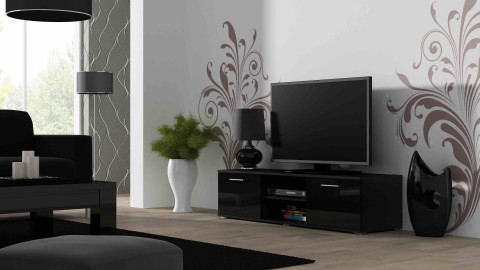 Zestaw meblowy SOHO 7 czarny/czarny połysk - Galeria zdjęcie 2