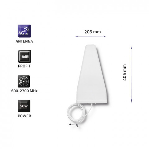 QOLTEC ANTENA 4G LTE | 18DBI | ZEWNĘTRZNA - Galeria zdjęcie 4