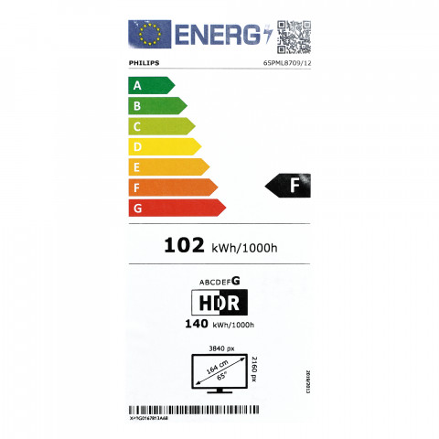 Telewizor Philips 65PML8709/12 Mini LED 65'' 4K Ultra HD Google TV Dolby Atmos DVB-T2 Czarny - Galeria zdjęcie 19