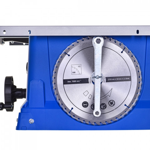 Pilarka stołowa Scheppach HS100S 2,0KW fi 250mm 2 tarcze w zestawie - Galeria zdjęcie 12