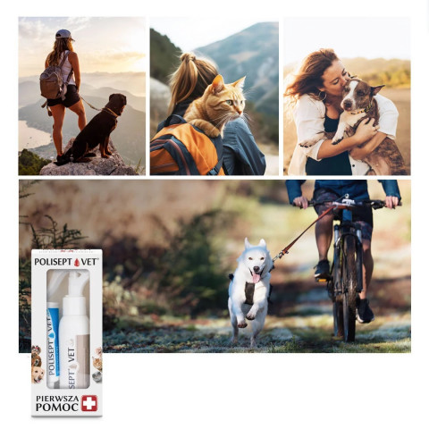 JM SANTE Polisept Vet - apteczka dla psa i kota - 100ml + 30ml - Galeria zdjęcie 3