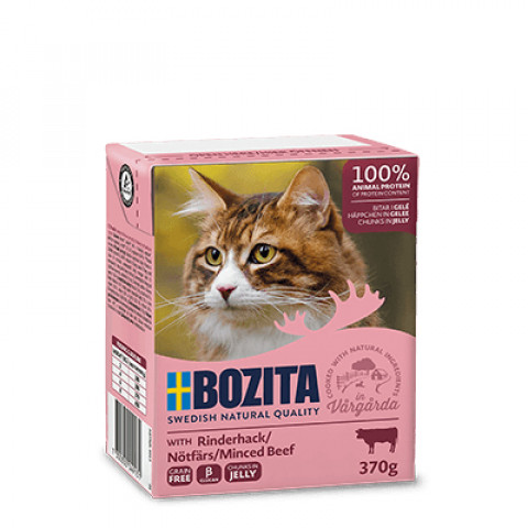 BOZITA Wołowina w galaretce - mokra karma dla kota - 4x370g - Galeria zdjęcie 2