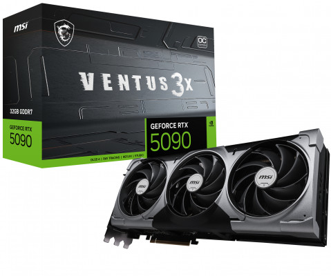 Karta graf. MSI GeForce RTX 5090 32G VENTUS 3X OC - Galeria zdjęcie 1