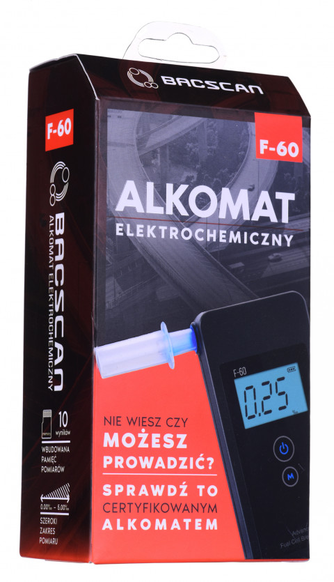 Alkomat elektrochemiczny BACscan F-60 - Galeria zdjęcie 6