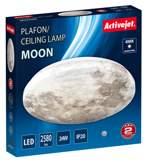 Plafon sufitowy LED Activejet AJE-MOON 24W - Galeria zdjęcie 9