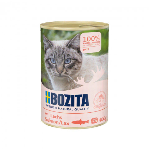 BOZITA Pasztet z łososiem - mokra karma dla kota - 400g - Galeria zdjęcie 1
