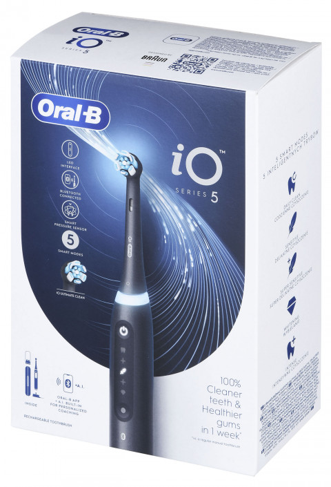 Braun Oral-B Szczoteczka elektryczna iO5 Matt Black - Galeria zdjęcie 16