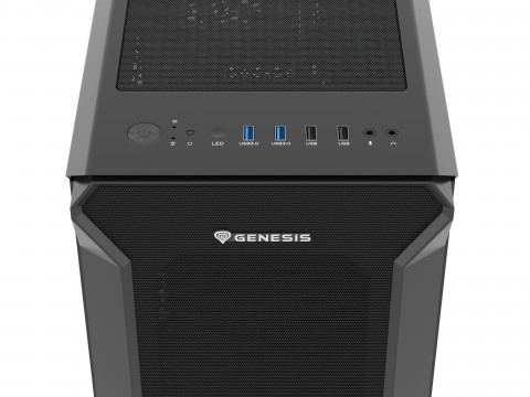 GENESIS OBUDOWA IRID 505F MIDI TOWER Z OKNEM - Galeria zdjęcie 2