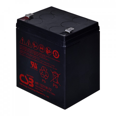 akumulator CSB HR1221WF2 12V 5,3Ah - Galeria zdjęcie 1