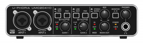 Behringer UMC204HD - Interfejs audio USB - Galeria zdjęcie 1