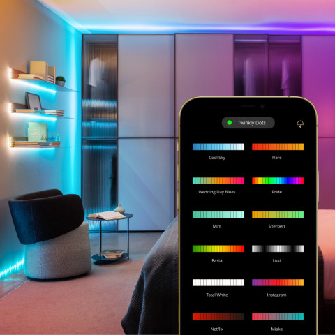 Inteligentne lampki Twinkly Dots 60 RGB USB 3 m - Galeria zdjęcie 2