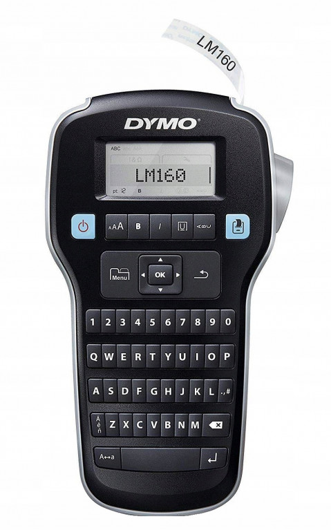 Drukarka etykiet Dymo LM 160 Value Pack +3xS0720530 taśma D1 czarna/biała 12mm - Galeria zdjęcie 1