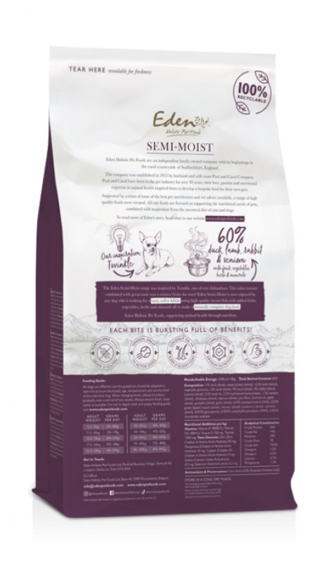 EDEN Semi-Moist Country Feast Jagnięcina i kaczka - półwilgotna karma dla psa - 2kg - Galeria zdjęcie 2