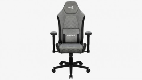 Fotel AEROCOOL CROWN AeroSuede Stone Grey - Galeria zdjęcie 3